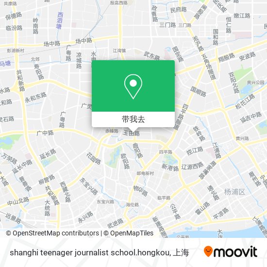 shanghi teenager journalist school.hongkou地图