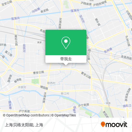 上海贝格太阳能地图