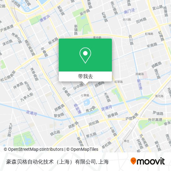 豪森贝格自动化技术（上海）有限公司地图