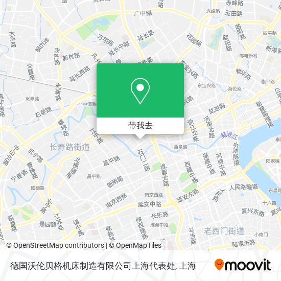 德国沃伦贝格机床制造有限公司上海代表处地图