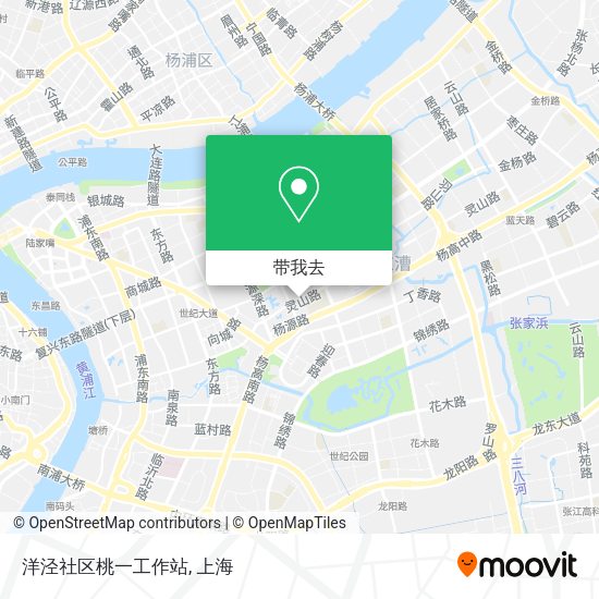洋泾社区桃一工作站地图