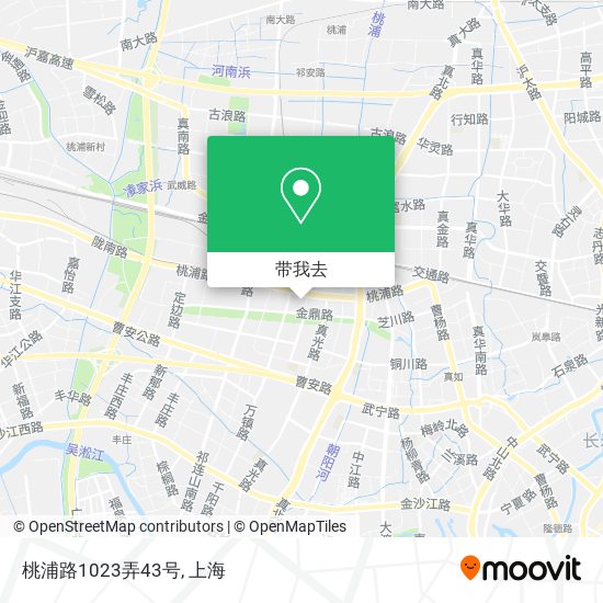 桃浦路1023弄43号地图
