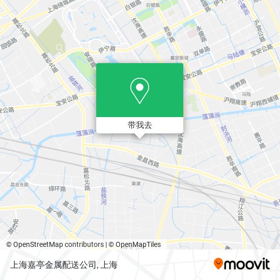 上海嘉亭金属配送公司地图