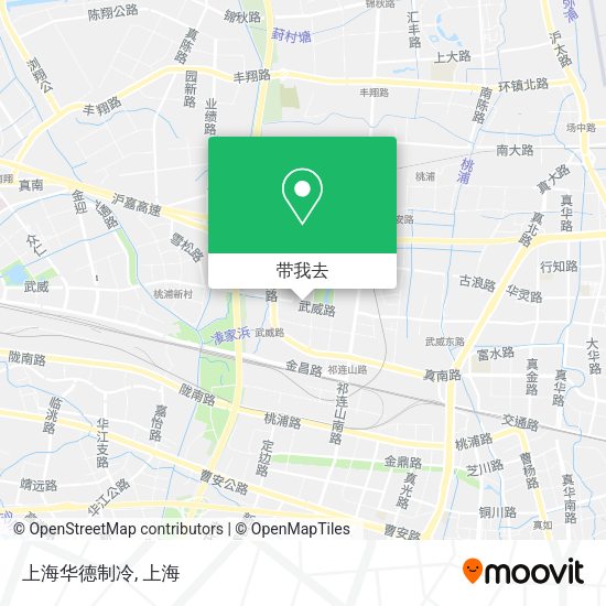 上海华德制冷地图