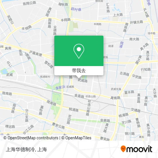 上海华德制冷地图