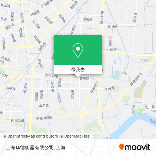 上海华德衡器有限公司地图