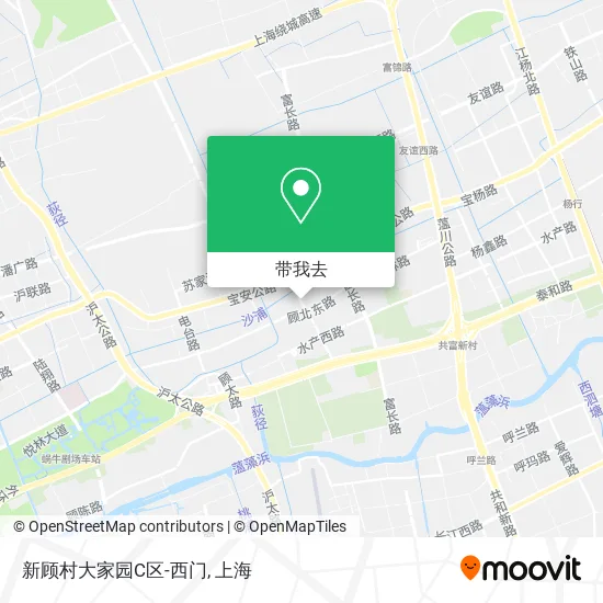 新顾村大家园C区-西门地图