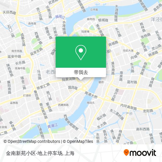 金南新苑小区-地上停车场地图