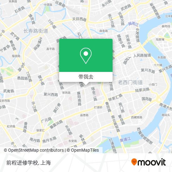 前程进修学校地图