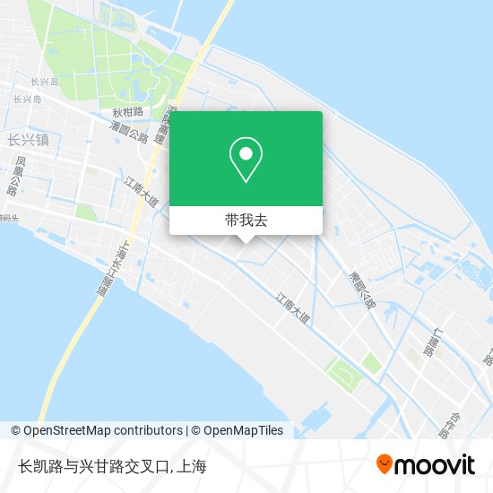 长凯路与兴甘路交叉口地图