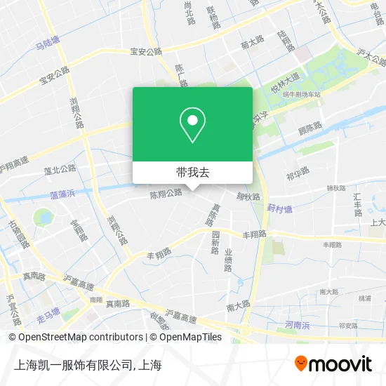 上海凯一服饰有限公司地图