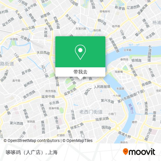 哆哆鸡（人广店）地图