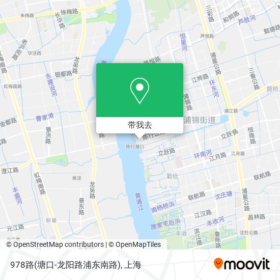 978路(塘口-龙阳路浦东南路)地图