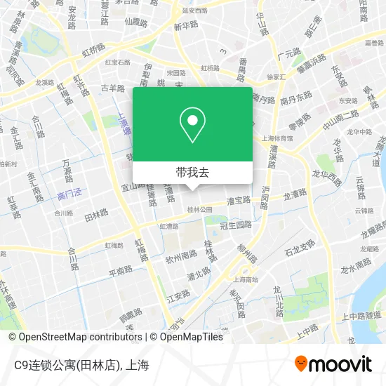 C9连锁公寓(田林店)地图