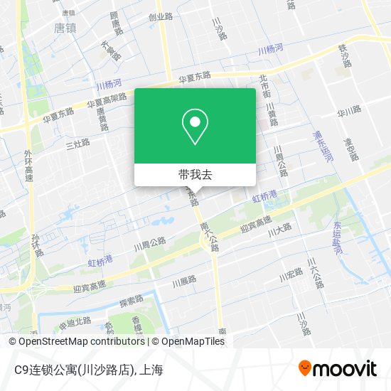 C9连锁公寓(川沙路店)地图
