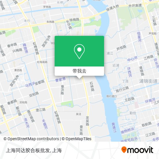 上海同达胶合板批发地图