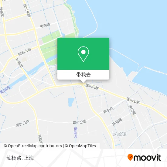 蕰杨路地图
