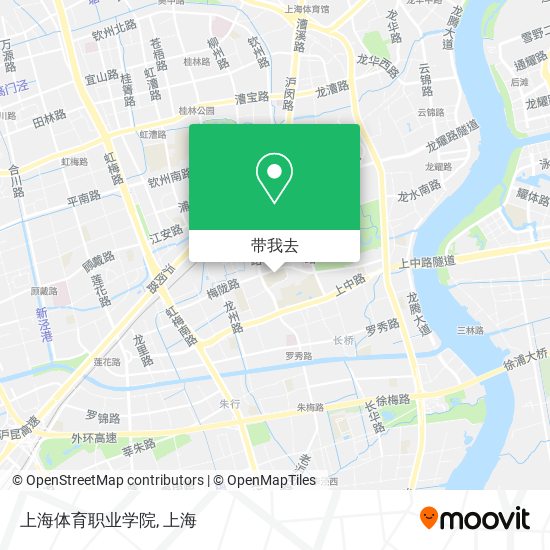 上海体育职业学院地图