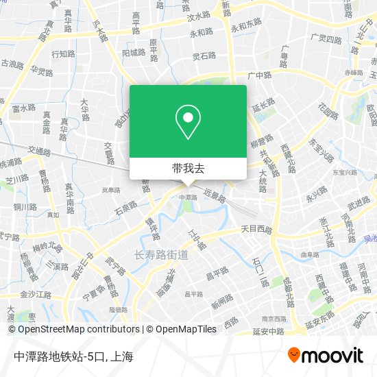 中潭路地铁站-5口地图