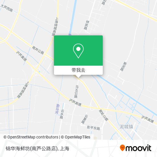 锦华海鲜坊(南芦公路店)地图