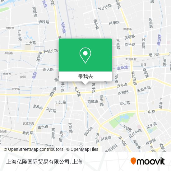上海亿隆国际贸易有限公司地图