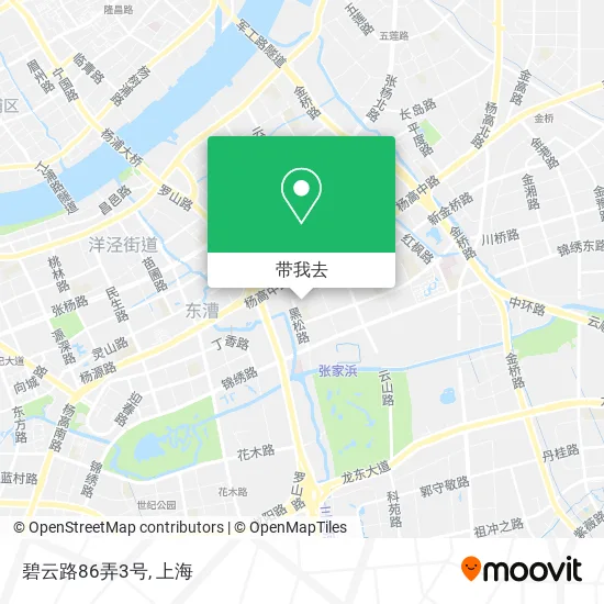 碧云路86弄3号地图
