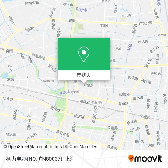 格力电器(NO.沪N80037)地图
