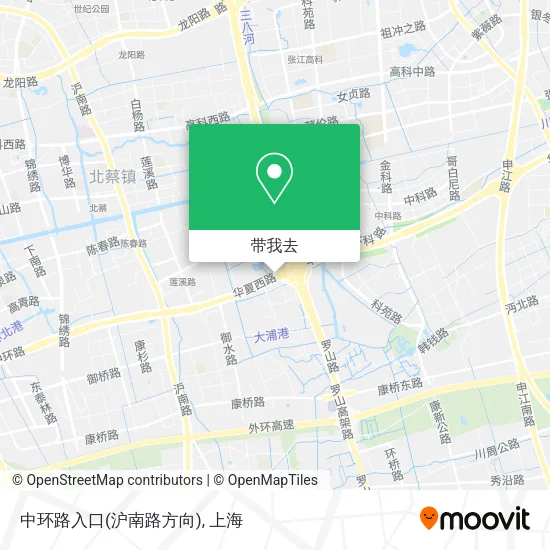 中环路入口(沪南路方向)地图