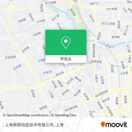 上海商祺信息技术有限公司地图