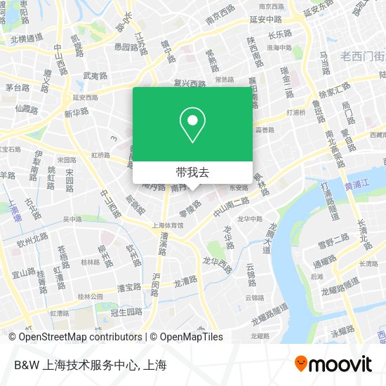 B&W 上海技术服务中心地图