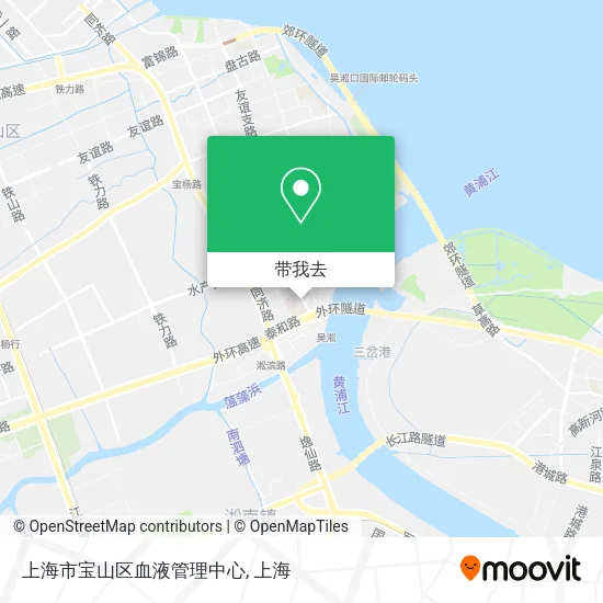上海市宝山区血液管理中心地图