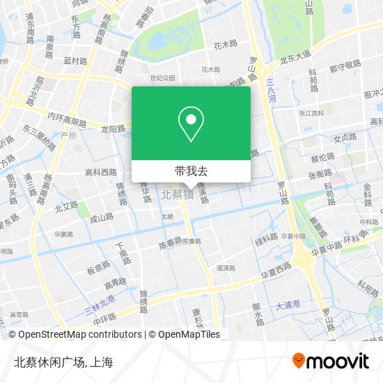 北蔡休闲广场地图