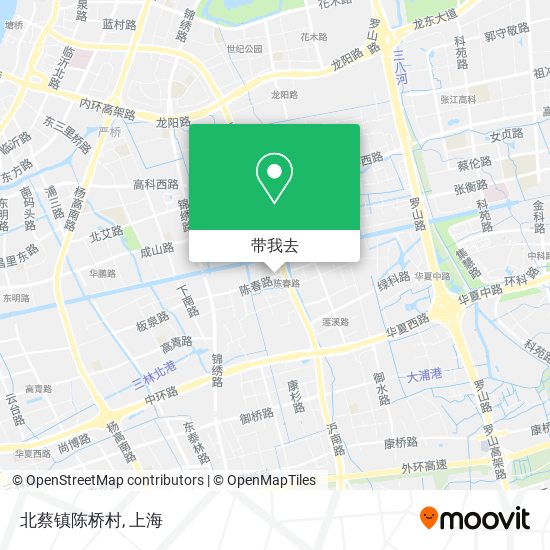 北蔡镇陈桥村地图