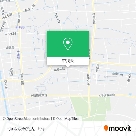 上海瑞众奉贤店地图