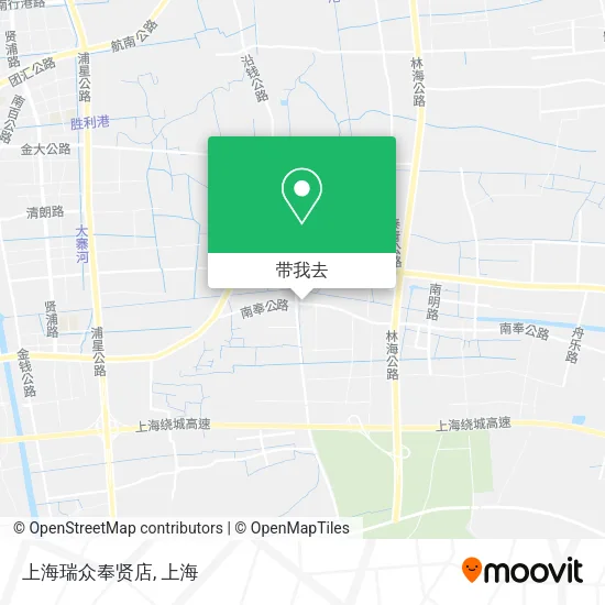 上海瑞众奉贤店地图