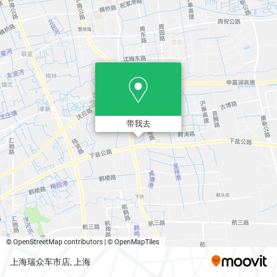 上海瑞众车市店地图