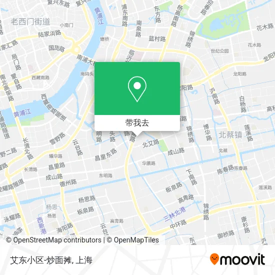 艾东小区-炒面摊地图