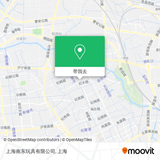 上海南东玩具有限公司地图