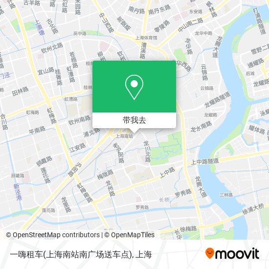 一嗨租车(上海南站南广场送车点)地图