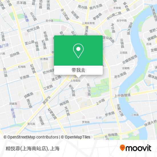精悦蓉(上海南站店)地图