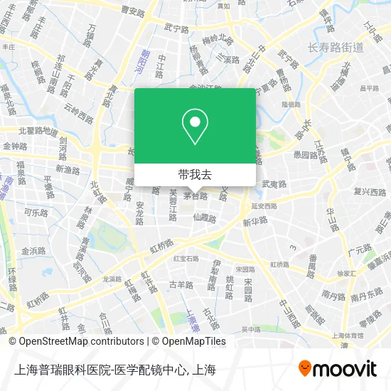 上海普瑞眼科医院-医学配镜中心地图