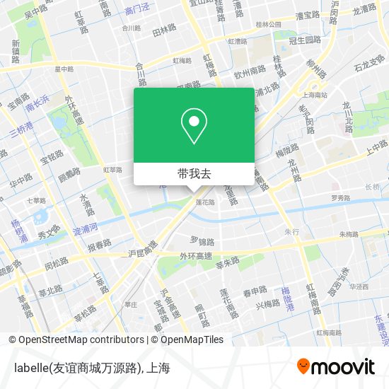 labelle(友谊商城万源路)地图