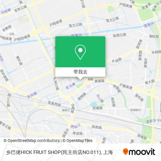 乡巴佬HICK FRUIT SHOP(民主街店NO.011)地图