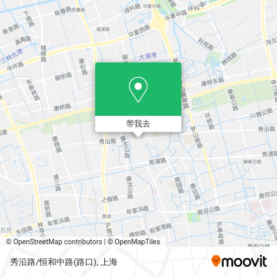 秀沿路/恒和中路(路口)地图