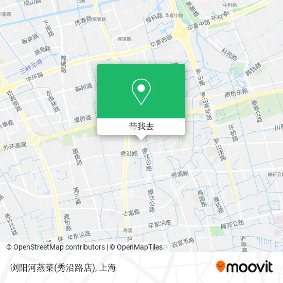 浏阳河蒸菜(秀沿路店)地图