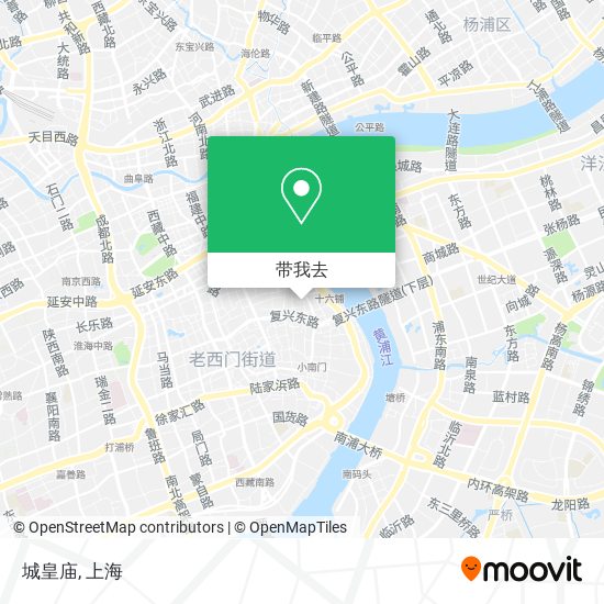 城皇庙地图