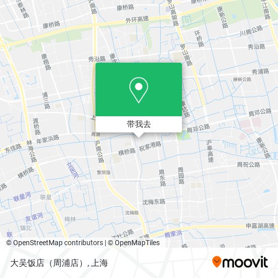 大吴饭店（周浦店）地图