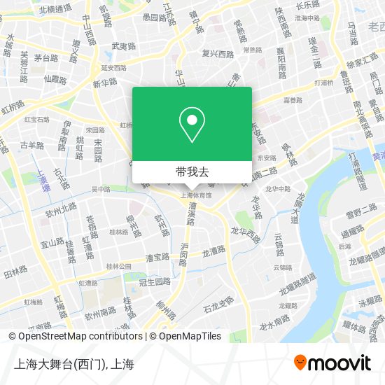上海大舞台(西门)地图
