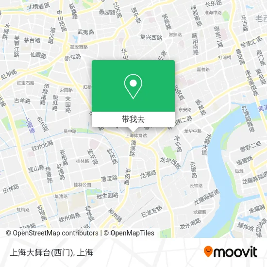 上海大舞台(西门)地图