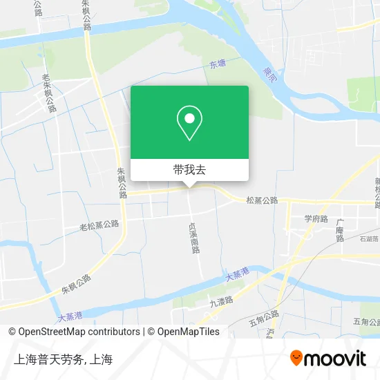 上海普天劳务地图